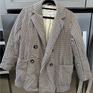 Madewell - Padded Plaid Coat